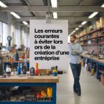 « Les erreurs courantes à éviter lors de la création d’une entreprise »